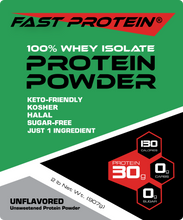 Load image into Gallery viewer, 100% whey isolate protein powder