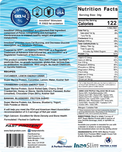 fish protein powder nutrition facts 34g sachet