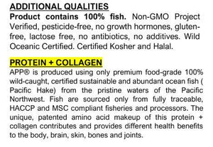 additional qualities of fish protein