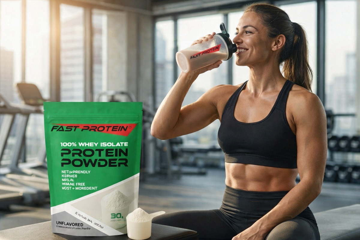 Isolate Protein Powder - Unflavored, Kosher, Halal by Fast Protein. 100 ...