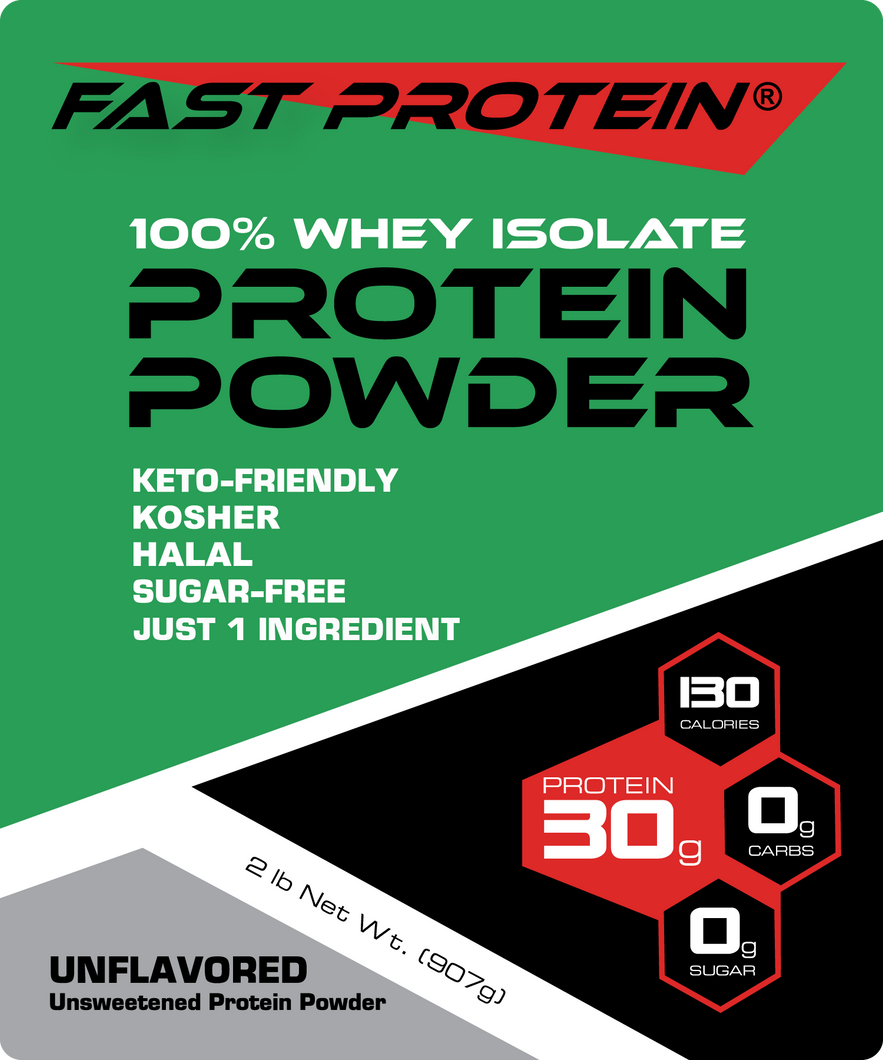 100% whey isolate protein powder
