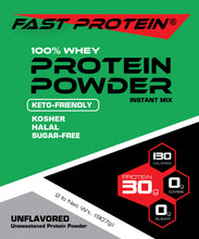 Load image into Gallery viewer, Whey Protein Powder - Isolate Protein Powder - Unflavored, Kosher, Halal, for Performance Recovery, Strength Training, Active Lifestyle, Muscle Gain - rBST free (about 30 Servings/34gr scoop) 2LB