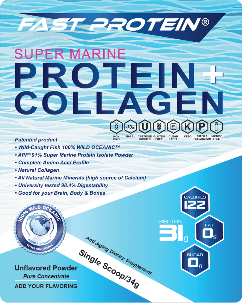 fish protein powder 34g by Fast Protein